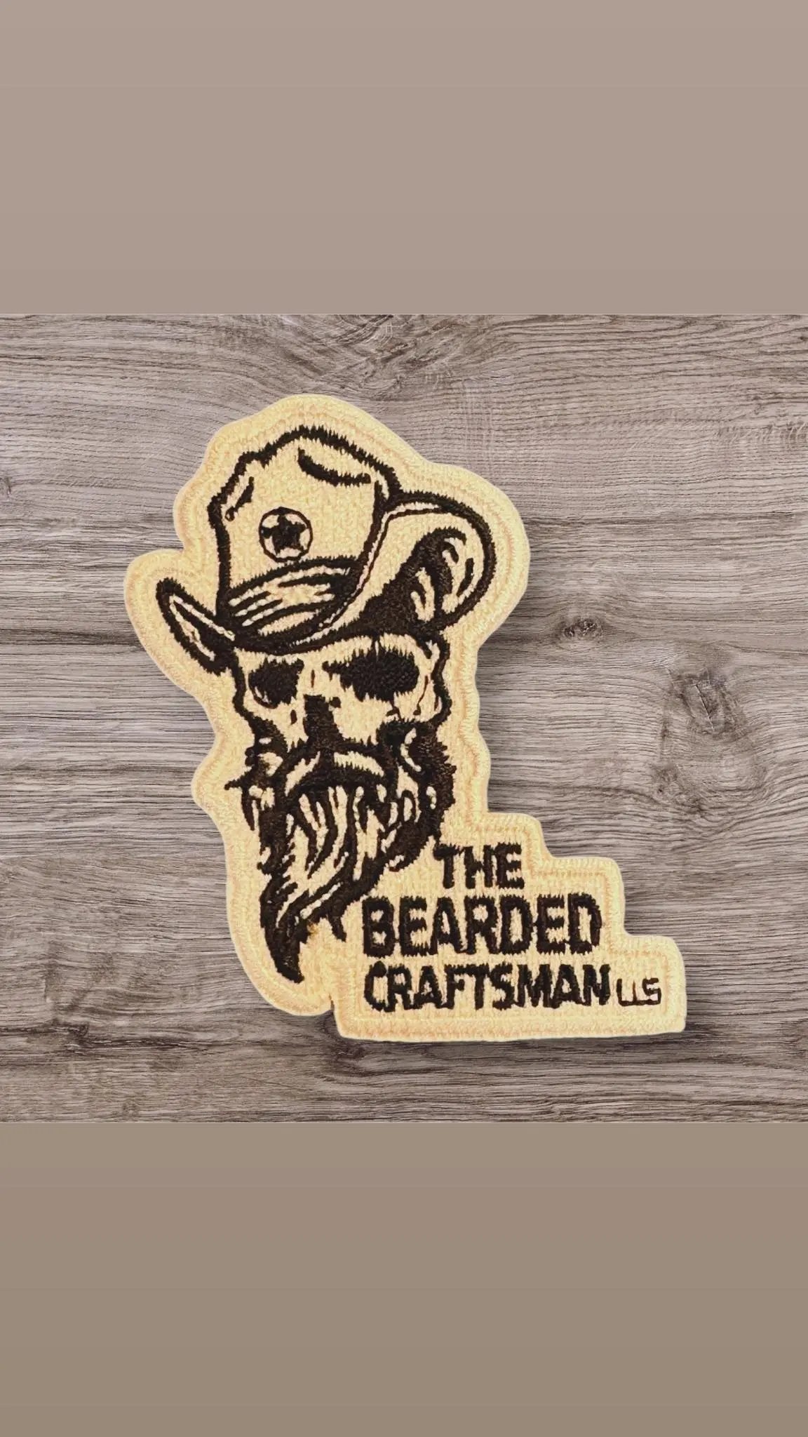 TBC Motorcycle Patches The Bearded Craftsman US