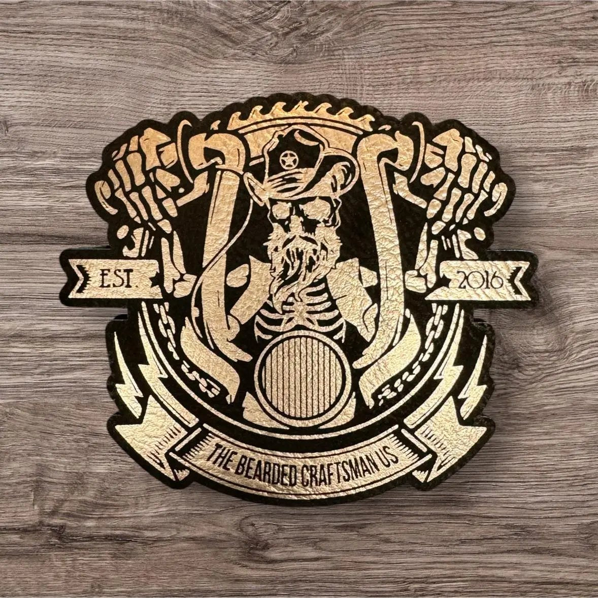 TBC Motorcycle Patches The Bearded Craftsman US