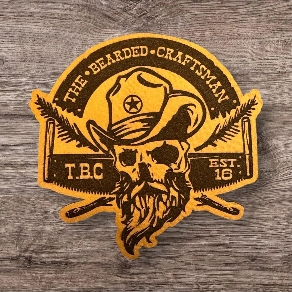 TBC Motorcycle Patches The Bearded Craftsman US