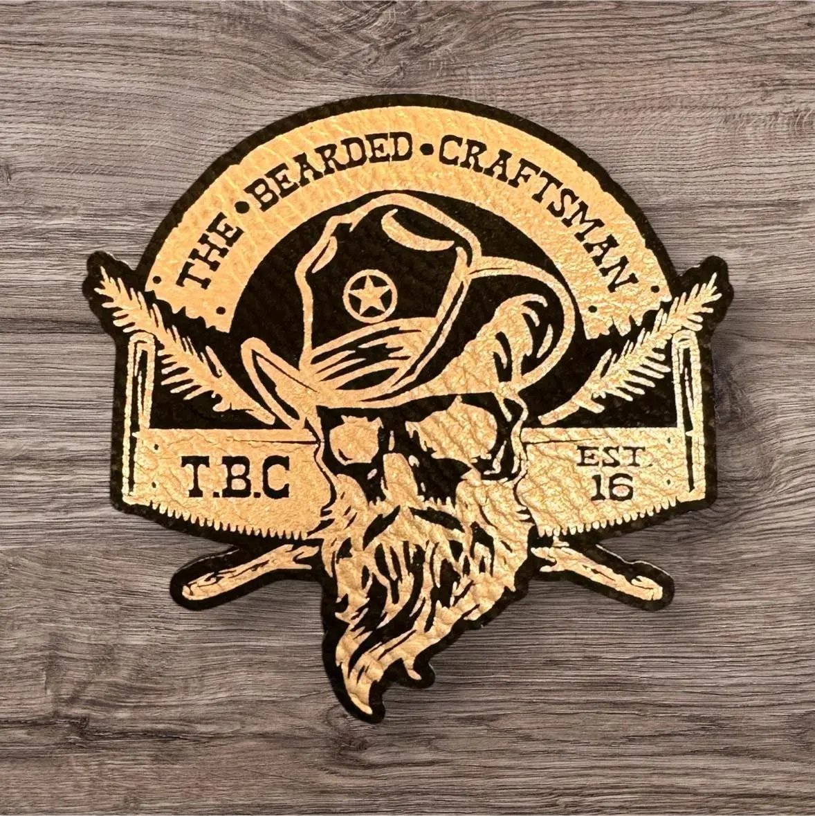 TBC Motorcycle Patches The Bearded Craftsman US
