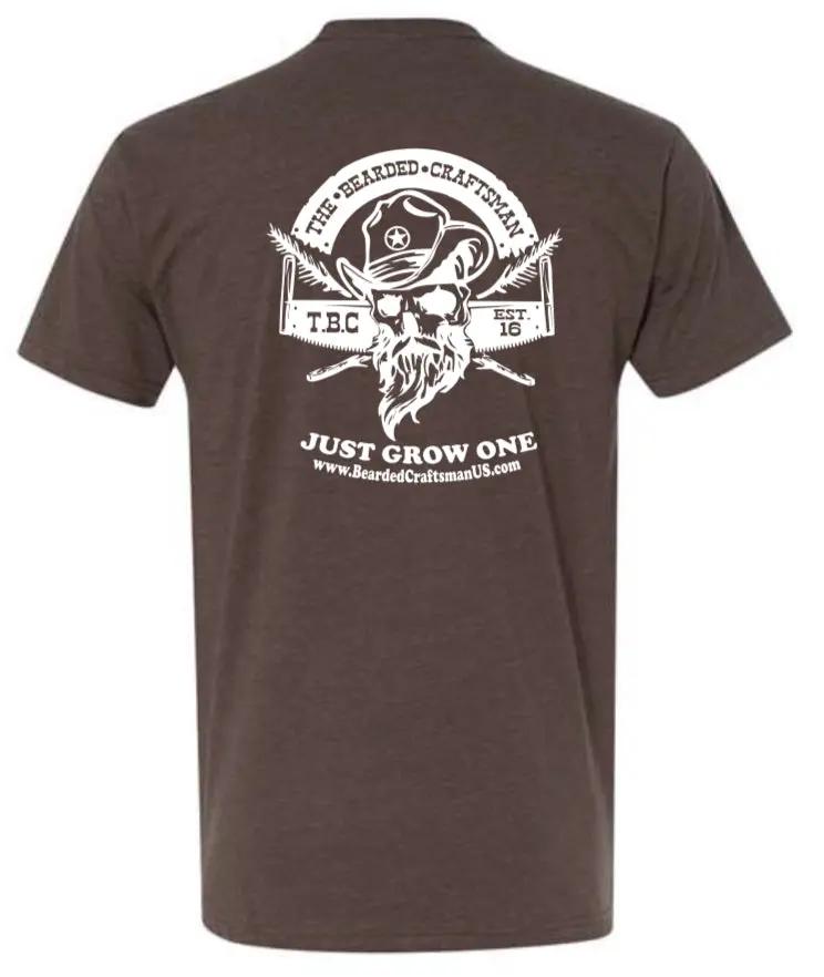 Just Grow One Premium T-Shirt The Bearded Craftsman US