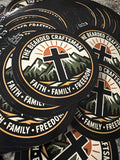 TBC Faith.Family.Freedom Sticker