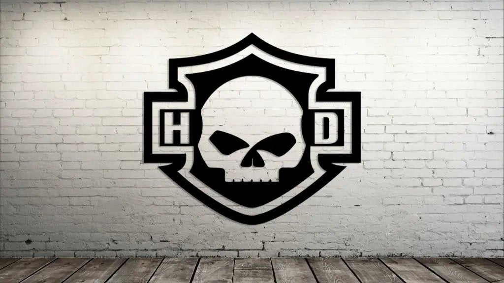 H-D Willie G Shield Motorcycle Decal The Bearded Craftsman US