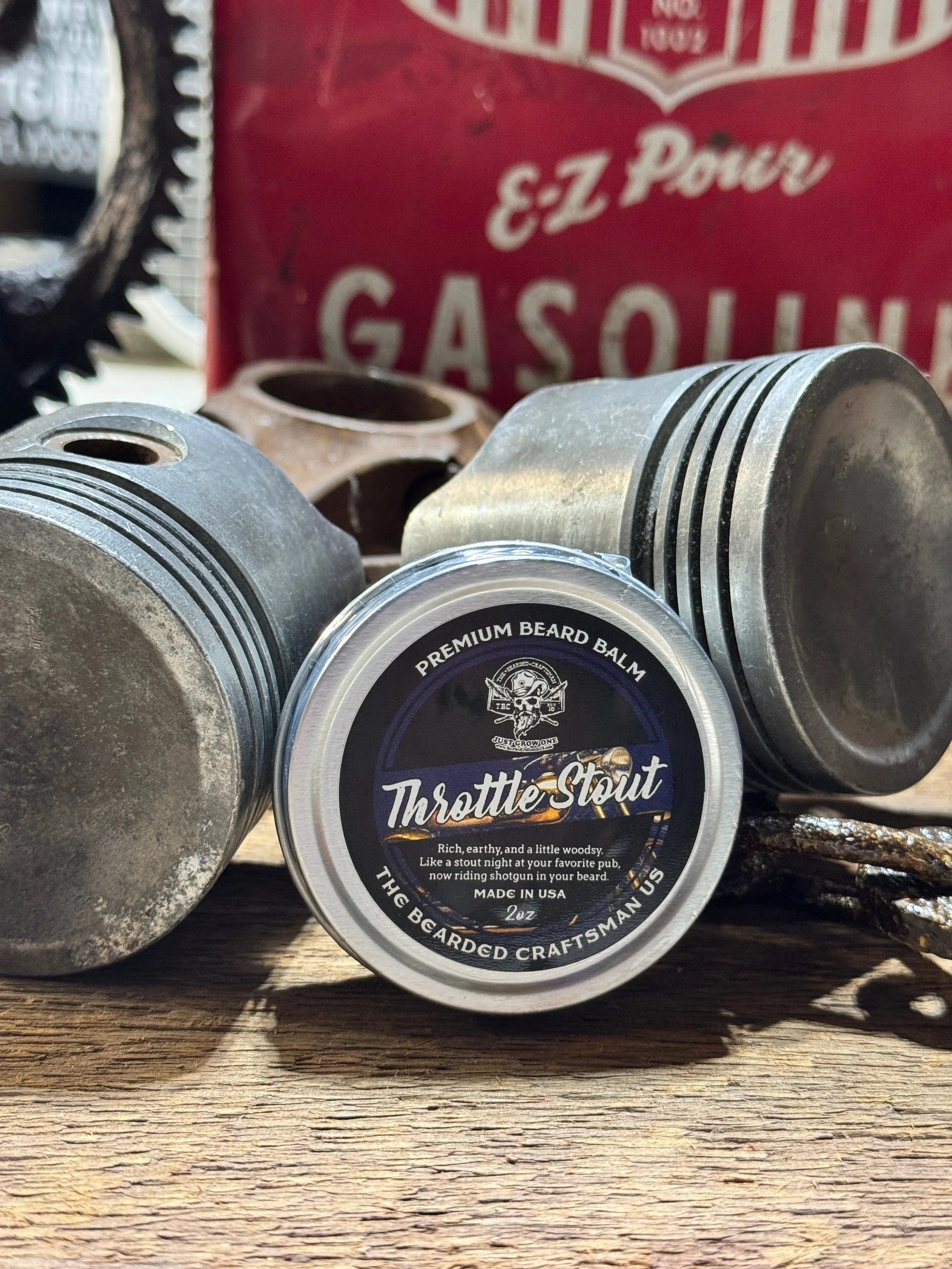 TBC Natural Beard Balm The Bearded Craftsman US