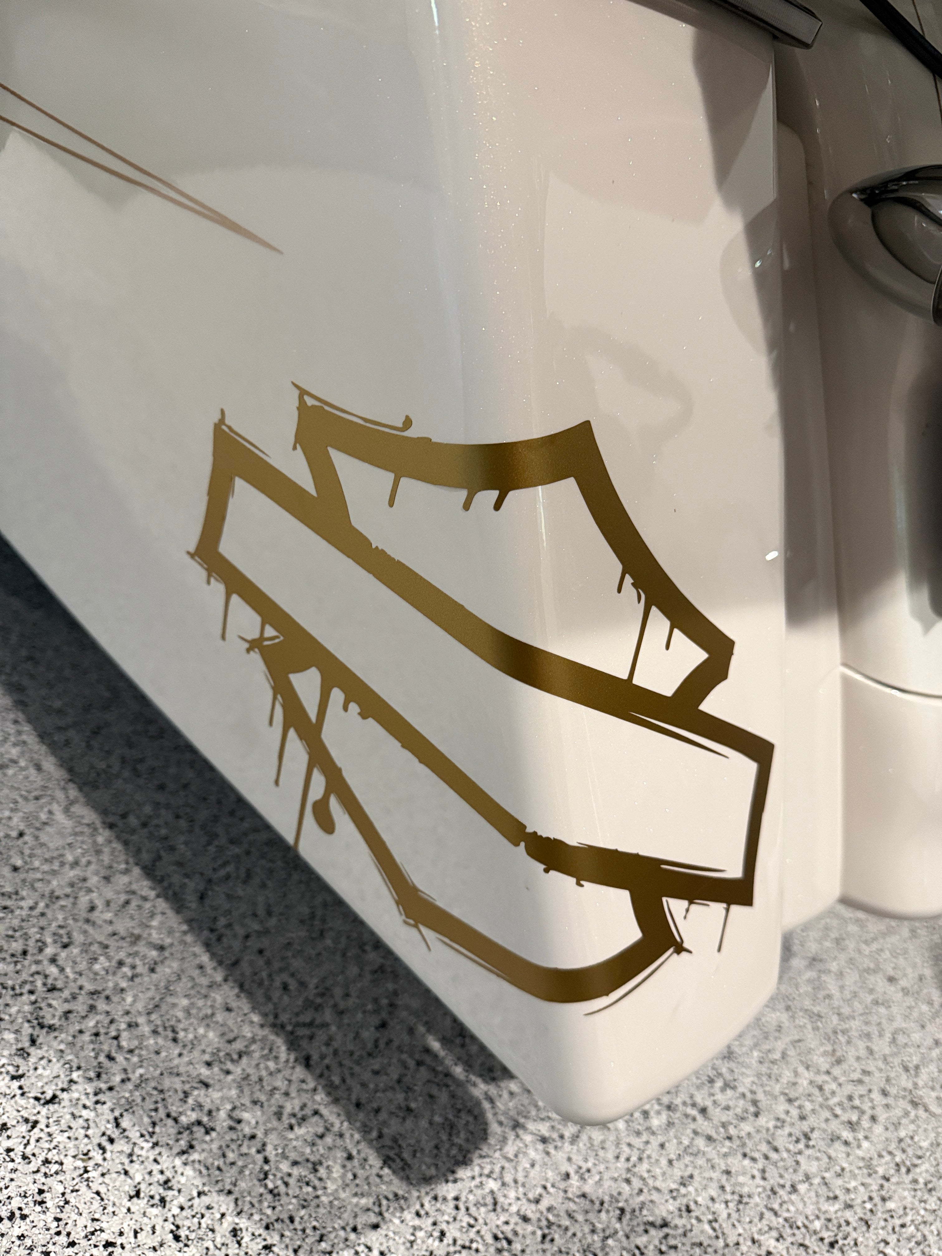 Graffiti Motorcycle Decal