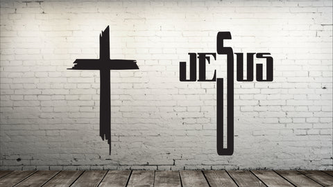 Jesus Cross Decals