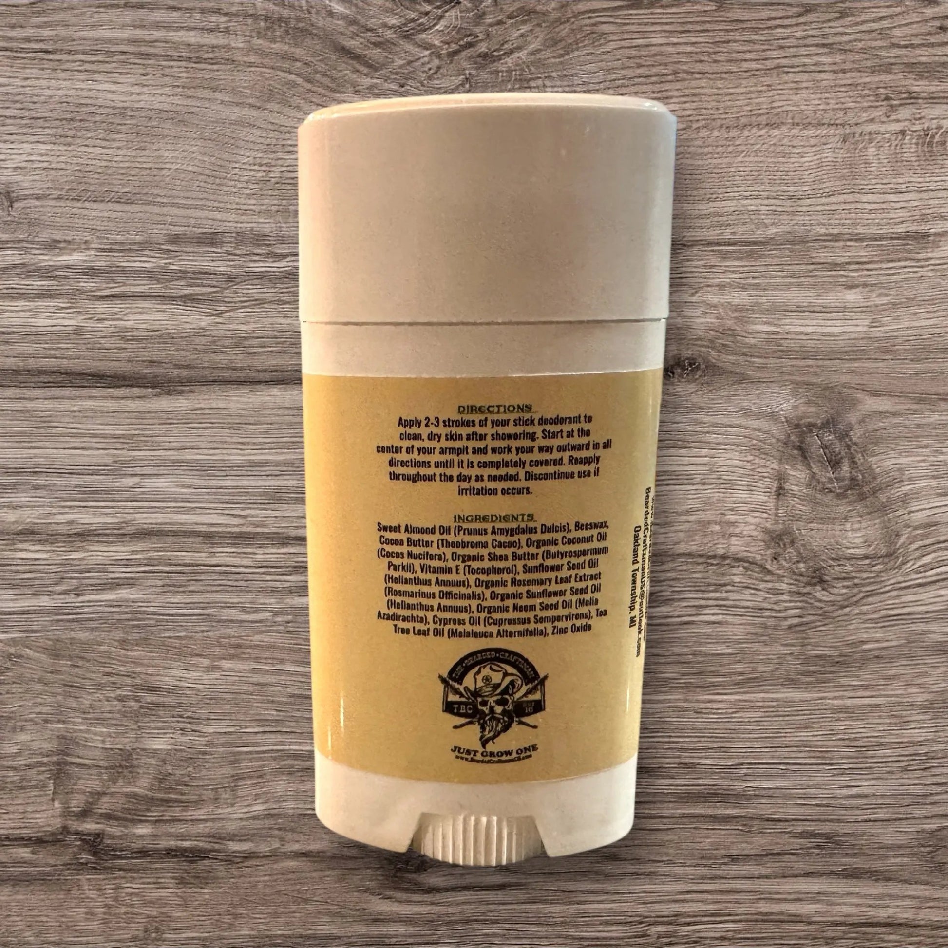 TBC Natural Deodorant The Bearded Craftsman US