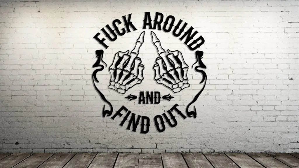 FAFO Fingers Decal The Bearded Craftsman US