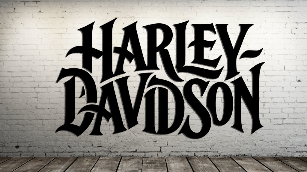 H-D Edgy Words Decal