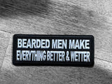 Bearded Motorcycle Patches