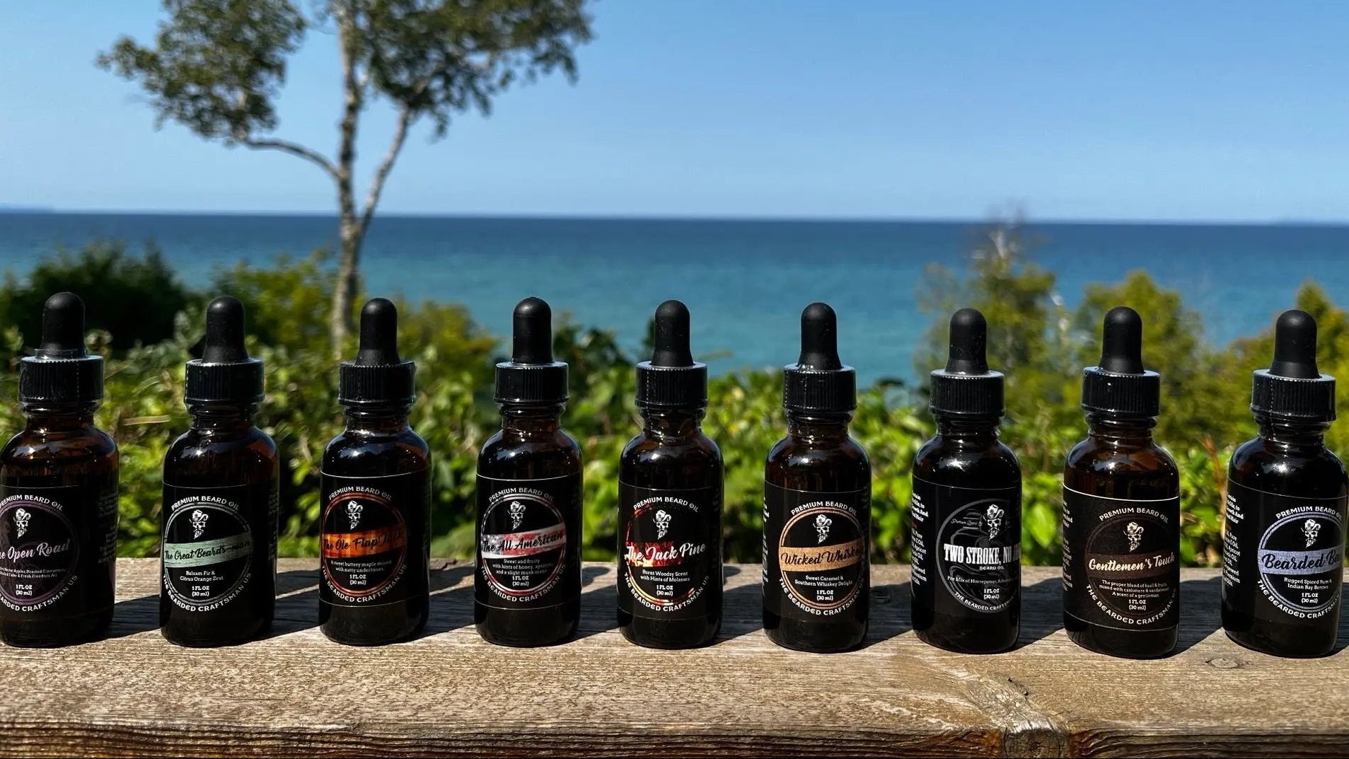 TBC Premium Natural Beard Oil The Bearded Craftsman US