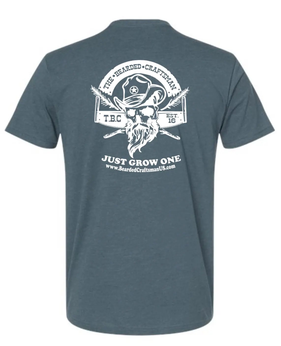 Just Grow One Premium T-Shirt The Bearded Craftsman US