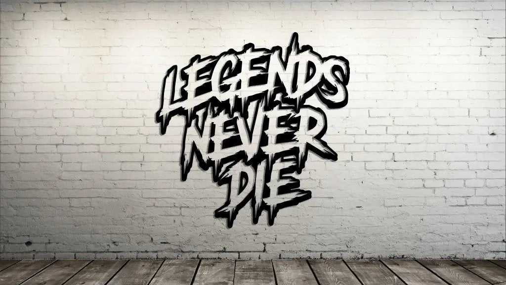 Legends Never Die Decal The Bearded Craftsman US