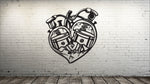 Motor Heart Decal