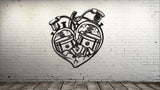Motor Heart Decal