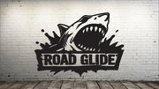 Road Glide Jumping Shark Motorcycle Decal