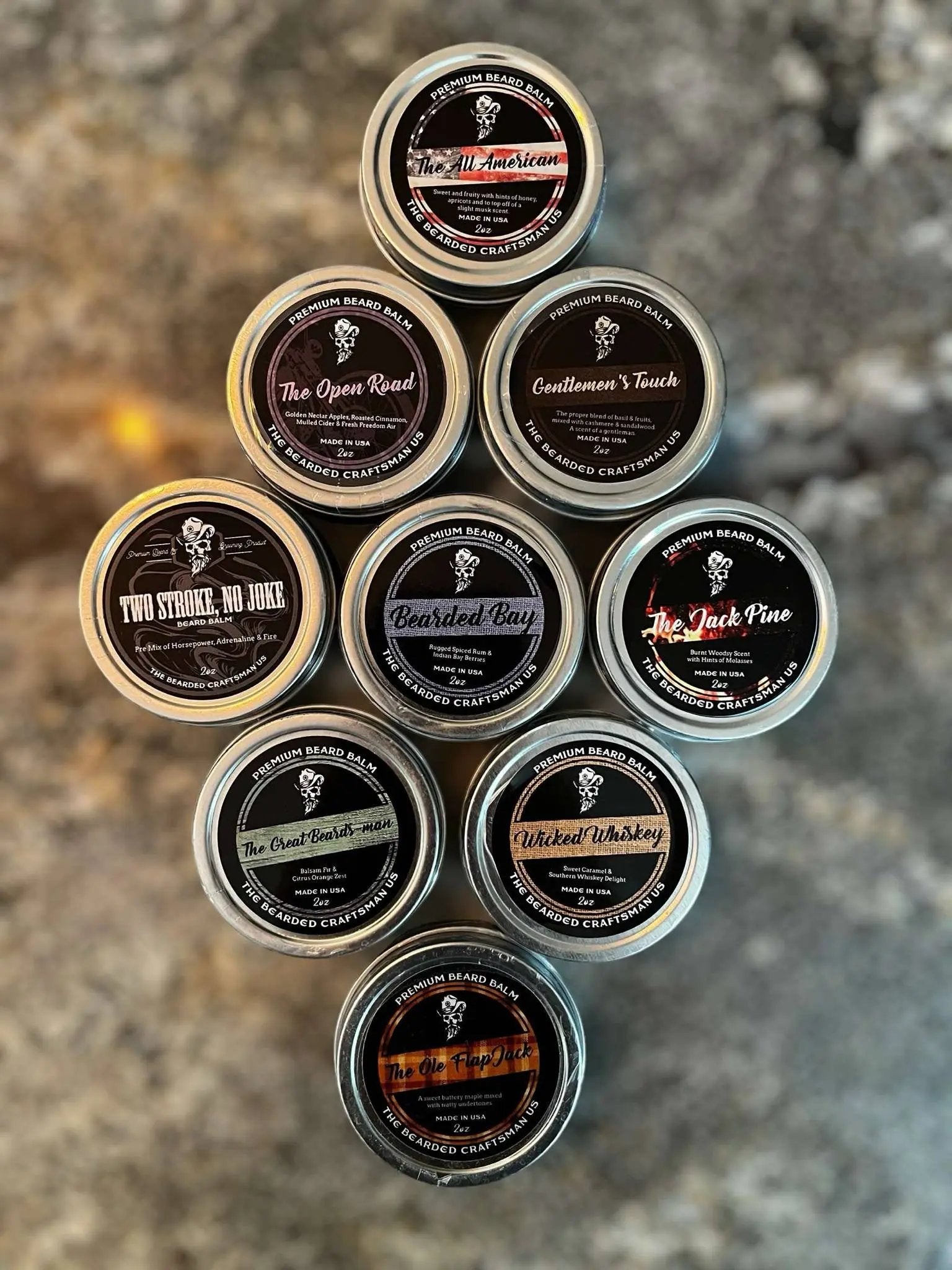 TBC Natural Beard Balm The Bearded Craftsman US