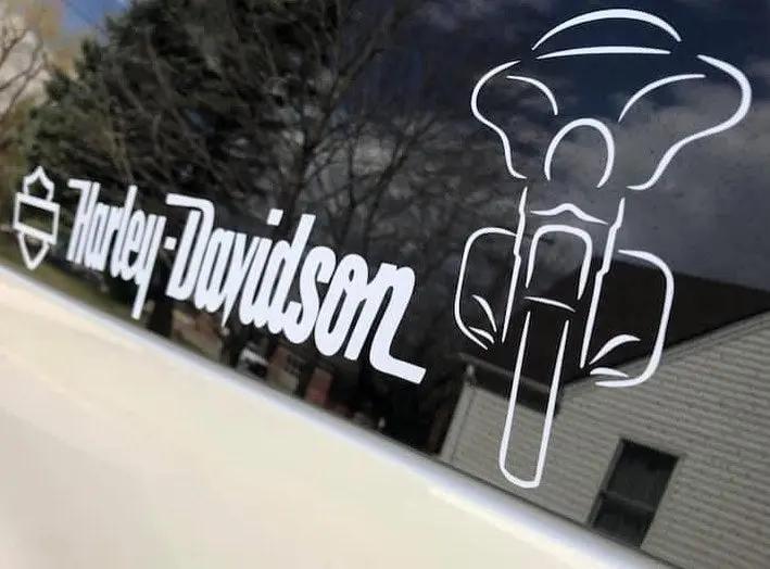 H-D Street Glide Outline Decal The Bearded Craftsman US