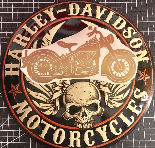Vintage Motorcycle Decal The Bearded Craftsman US