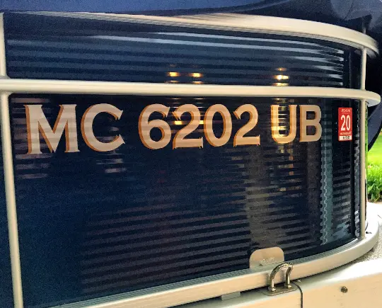 Custom Boat Number Decals The Bearded Craftsman US
