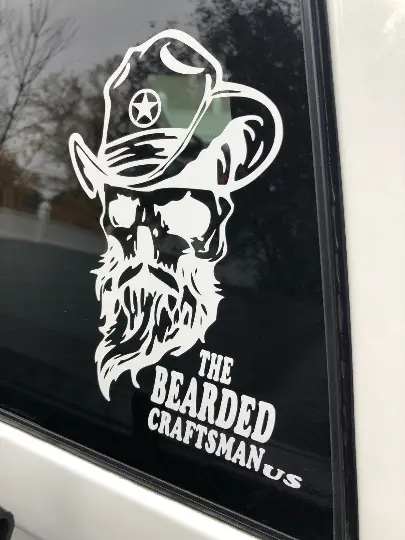 TBC US Logo Decal The Bearded Craftsman US
