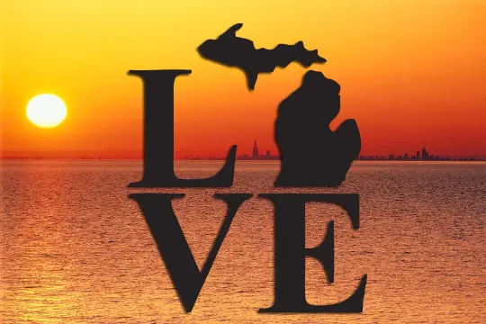 Michigan Love Decal The Bearded Craftsman US