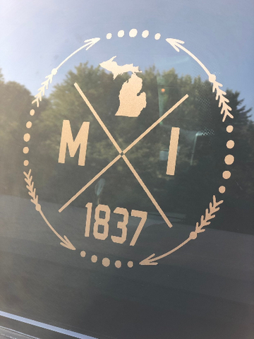 Michigan 1837 Decal