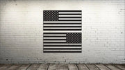 American Flag Pair Decals The Bearded Craftsman US