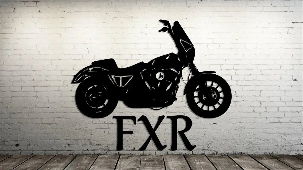 H-D FXR Motorcycle Decal The Bearded Craftsman US