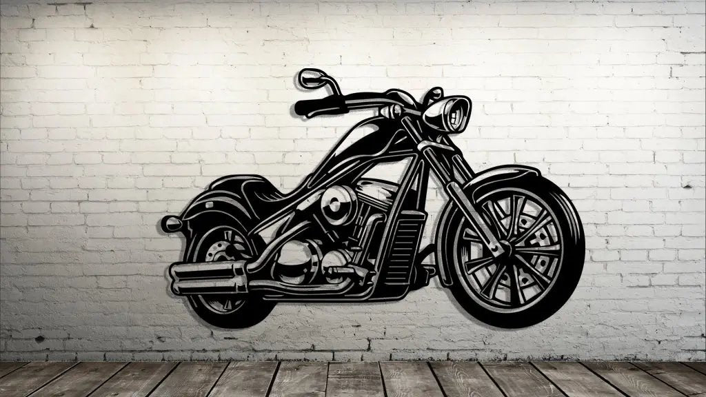 H-D Breakout Chopper Decal The Bearded Craftsman US