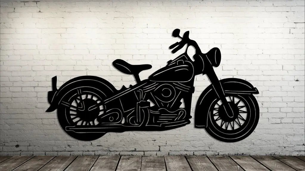 Vintage Motorcycle Decal The Bearded Craftsman US