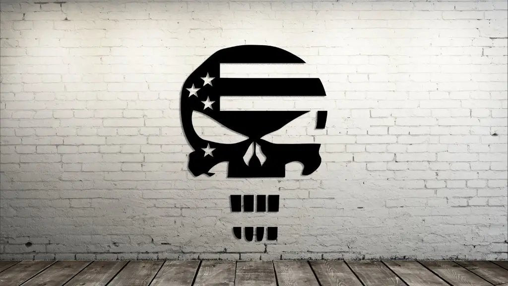 Punisher Flag Decal The Bearded Craftsman US