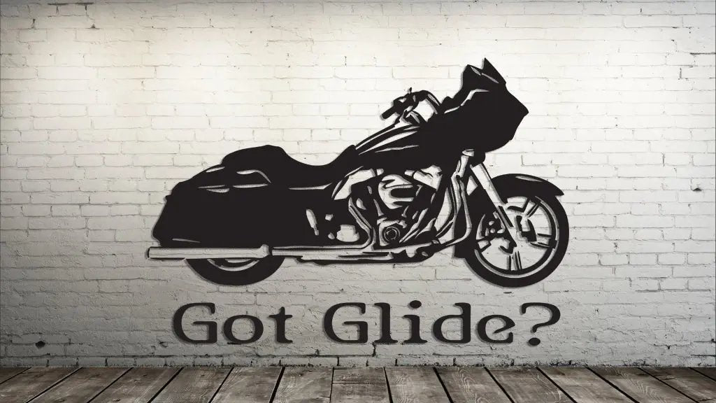 H-D Road Glide Motorcycle Decal The Bearded Craftsman US