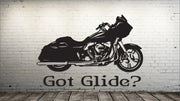 H-D Road Glide Motorcycle Decal The Bearded Craftsman US
