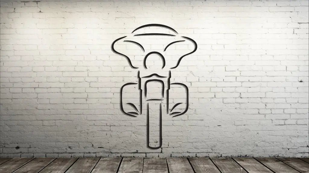 H-D Street Glide Outline Decal The Bearded Craftsman US