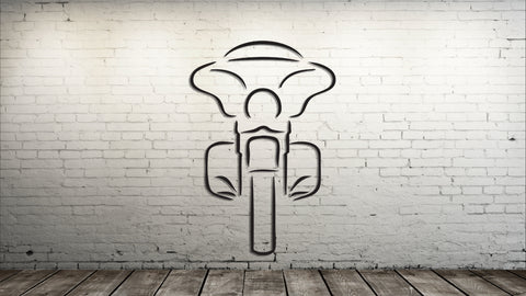 H-D Street Glide Outline Decal