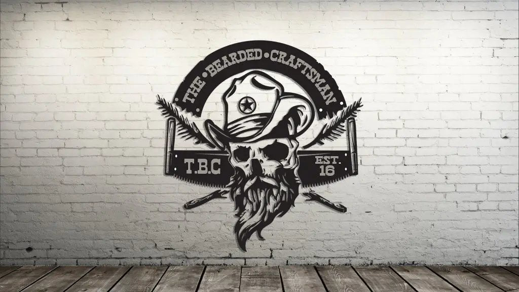 TBC Saw Cut Decal The Bearded Craftsman US