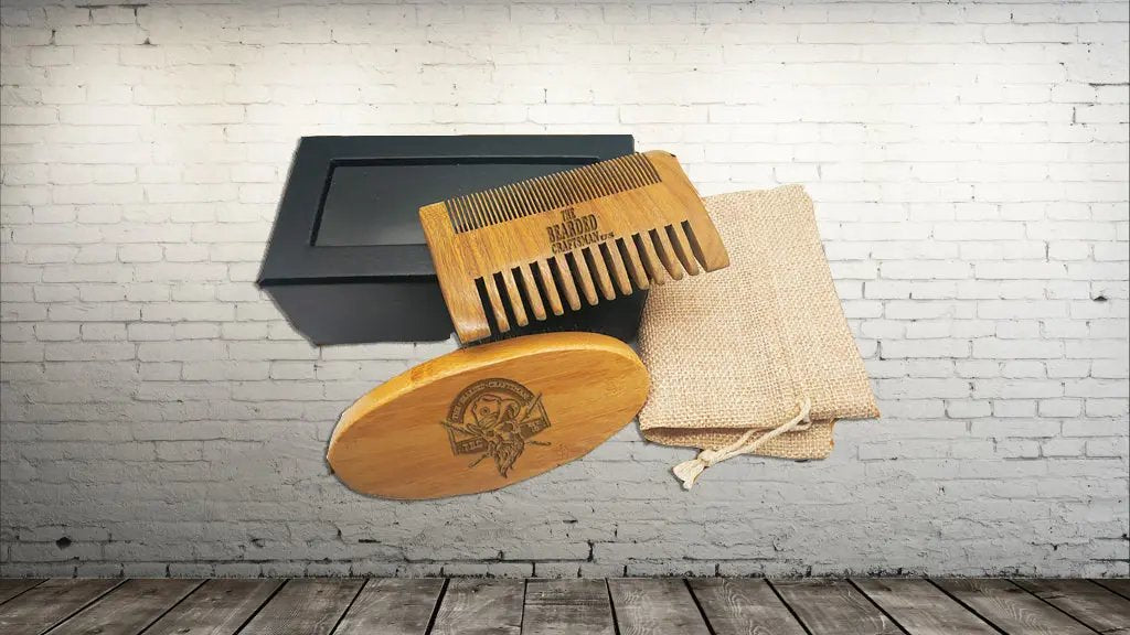 TBC Beard Brush/Comb Combo Kit The Bearded Craftsman US