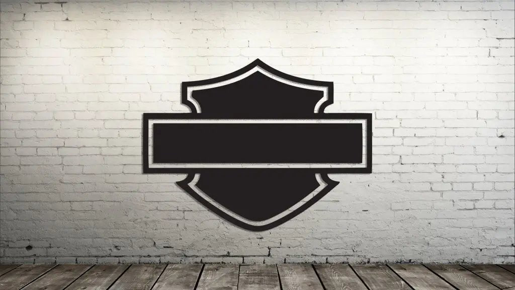 H-D Sillhouette Badge Decal The Bearded Craftsman US