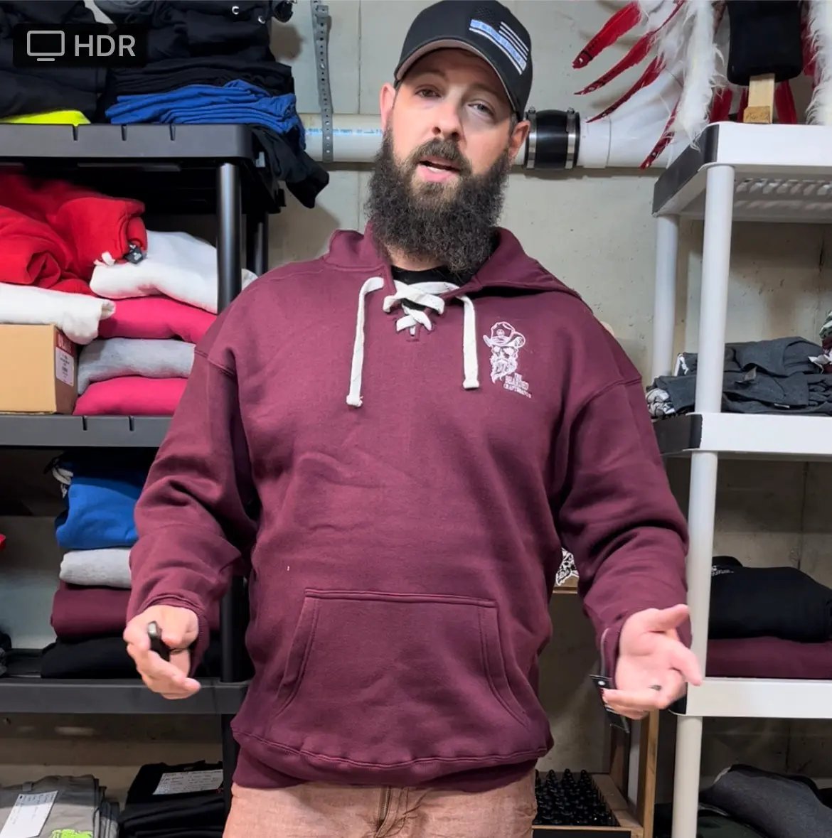TBC Stylish Laced Hoody The Bearded Craftsman US