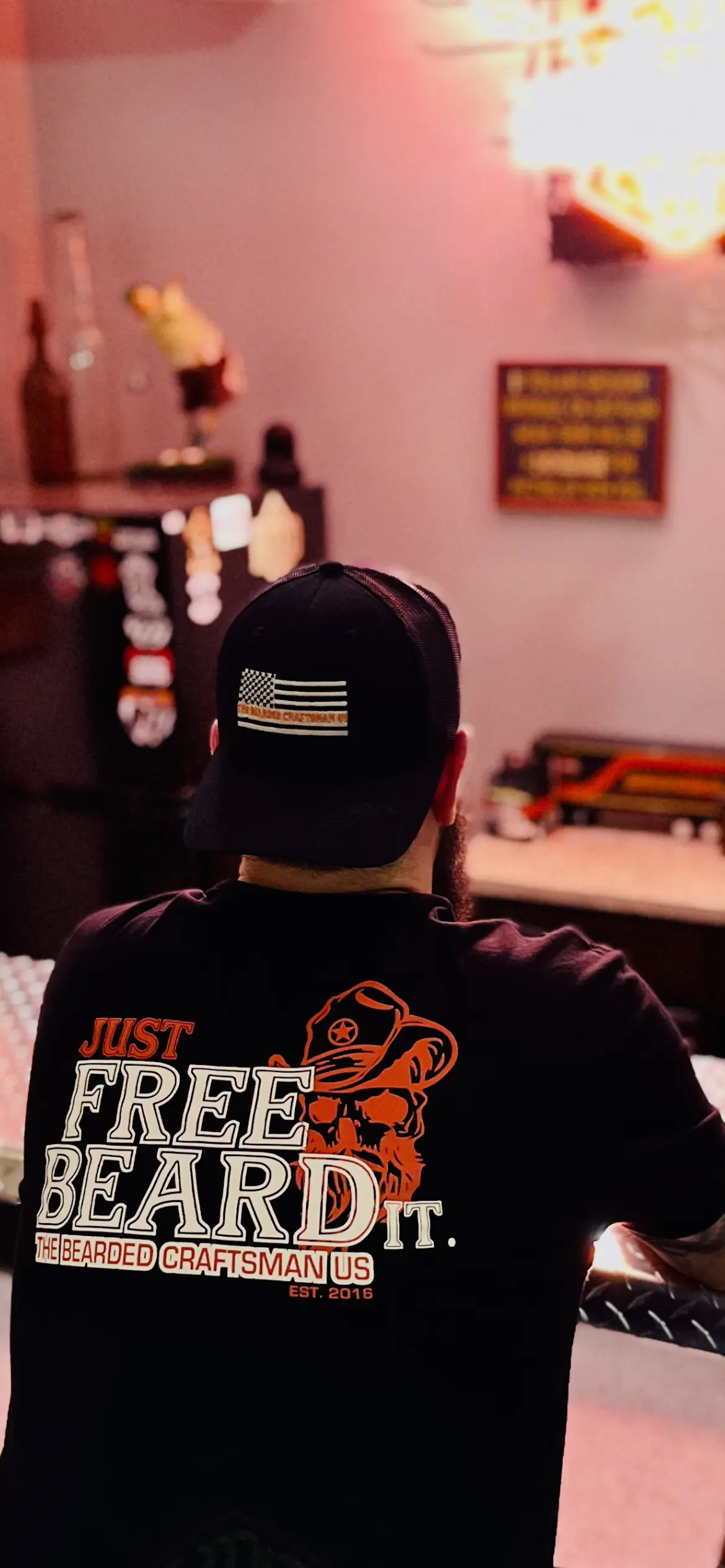 Just 'Free Beard' It Premium T-Shirt The Bearded Craftsman US