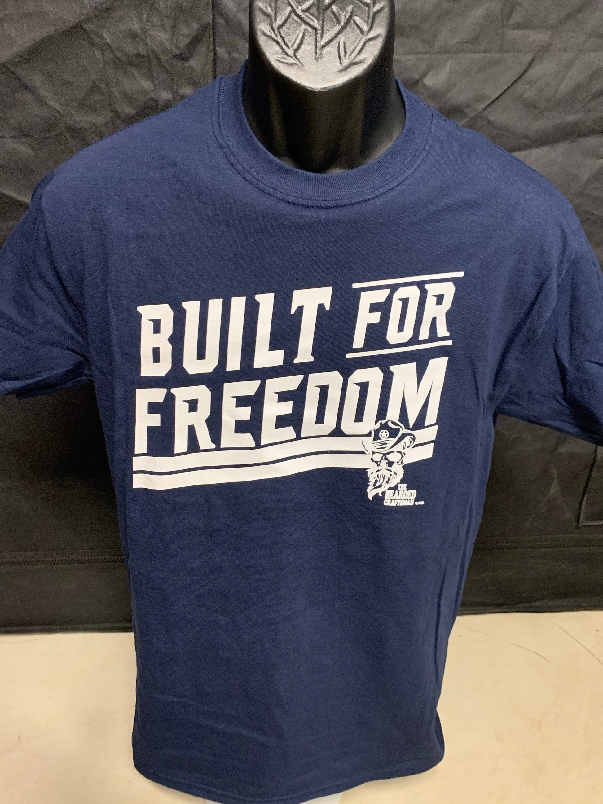 Built for Freedom T-Shirt The Bearded Craftsman US