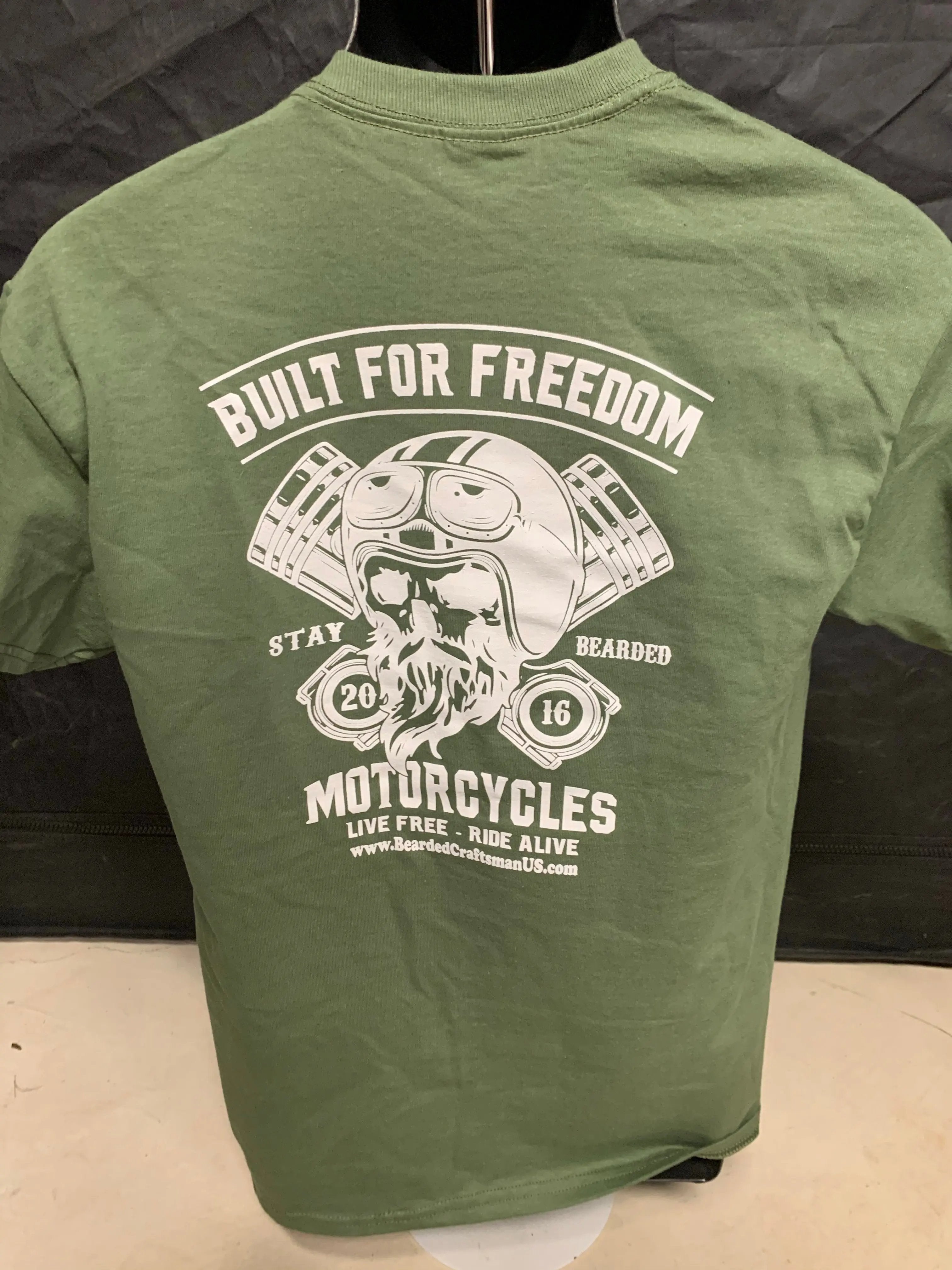 Built for Freedom T-Shirt The Bearded Craftsman US