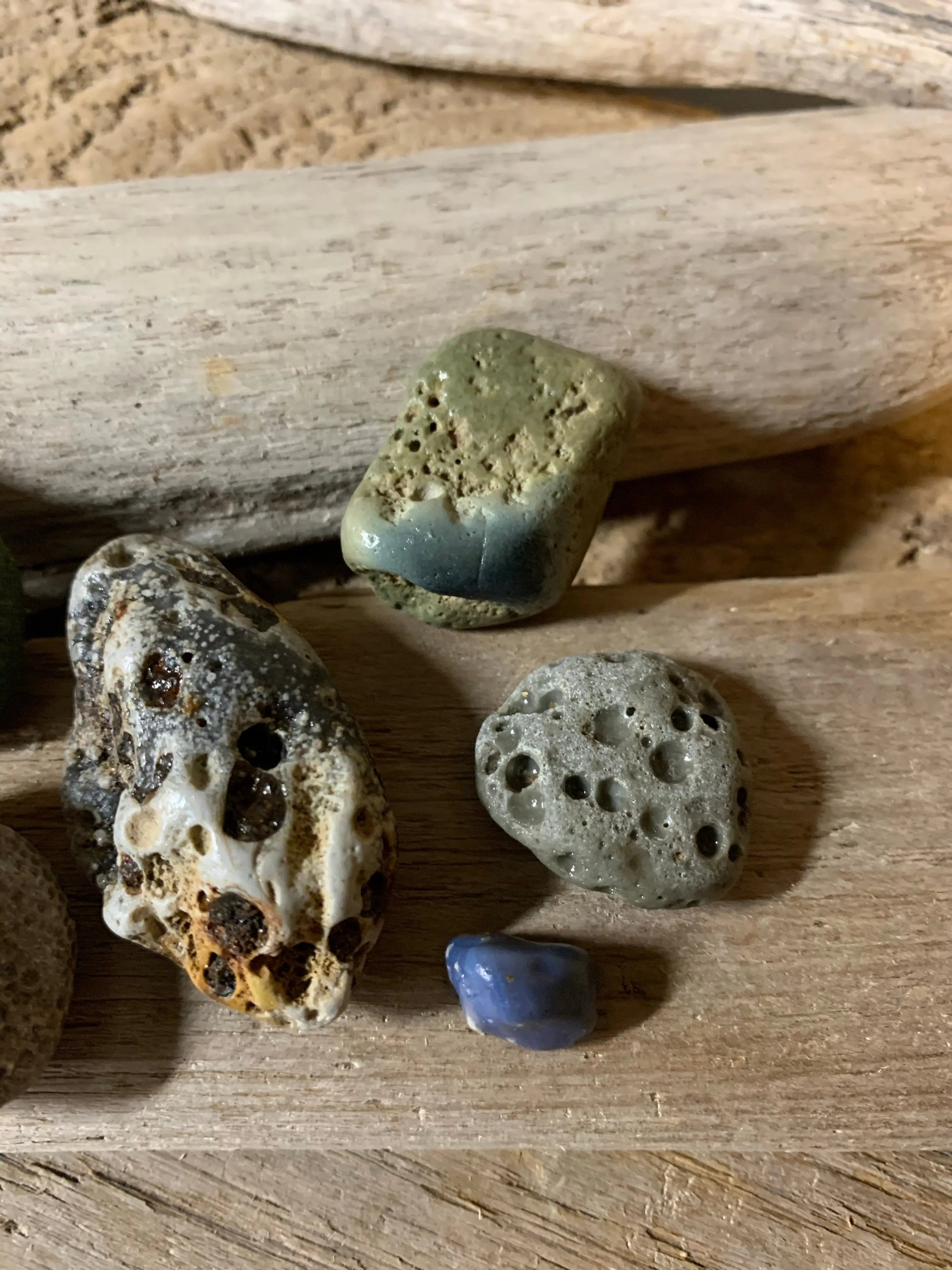 Set of 7 Leland Slag Stones The Bearded Craftsman US