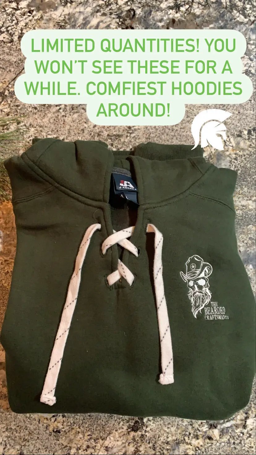 TBC Stylish Laced Hoody The Bearded Craftsman US