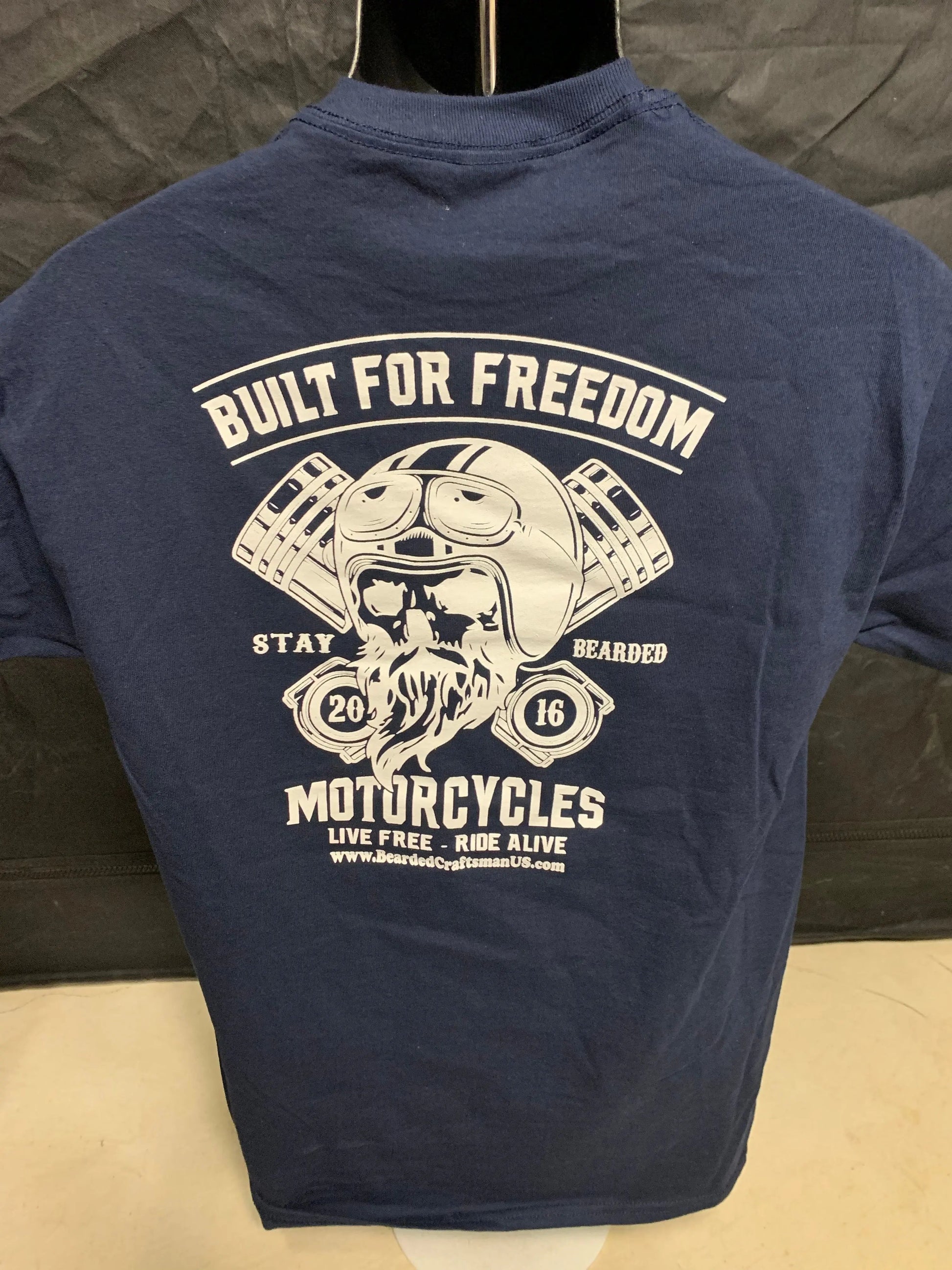 Built for Freedom T-Shirt The Bearded Craftsman US