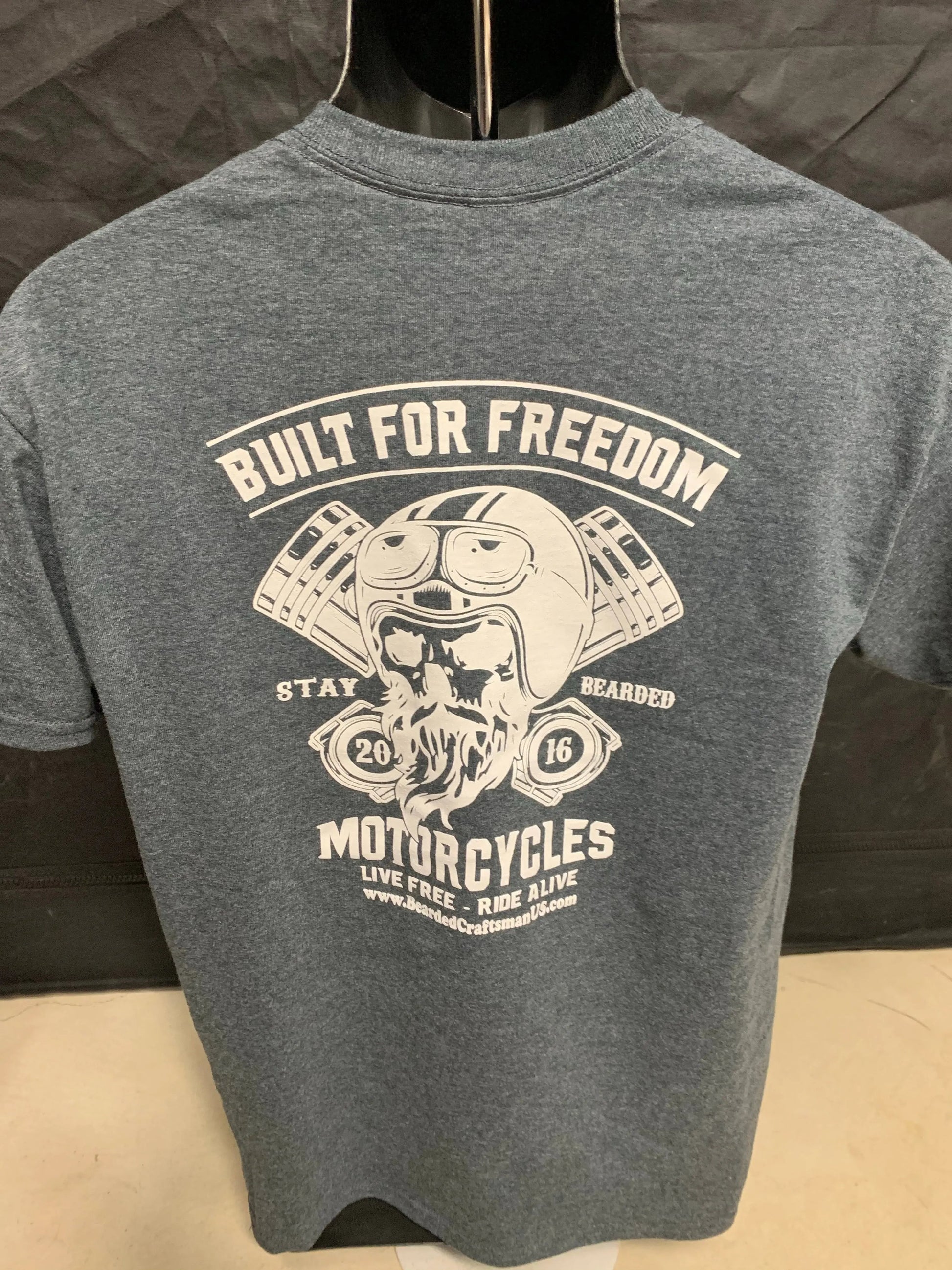 Built for Freedom T-Shirt The Bearded Craftsman US