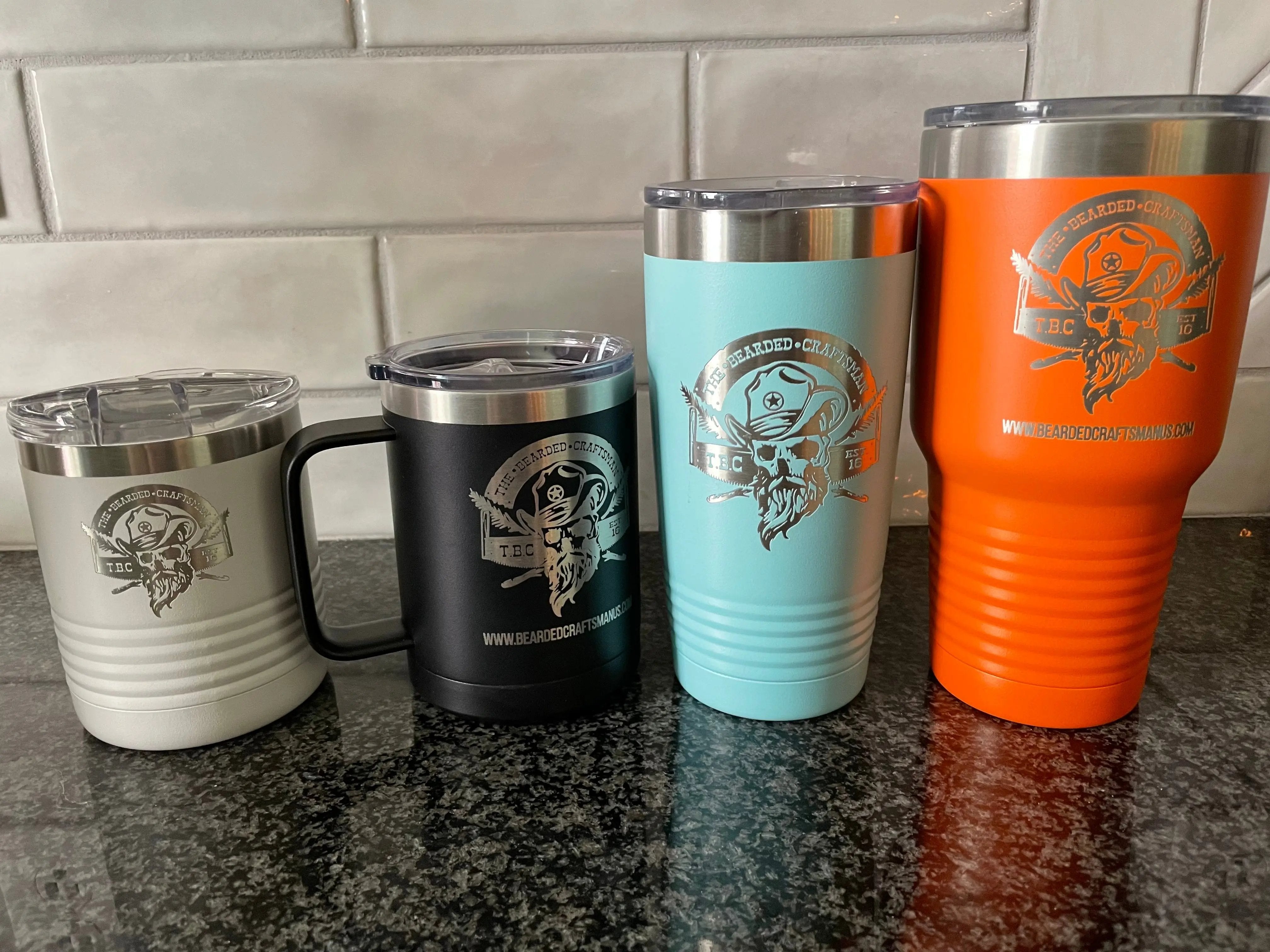 TBC Hot/Cold Drink Tumbler's The Bearded Craftsman US