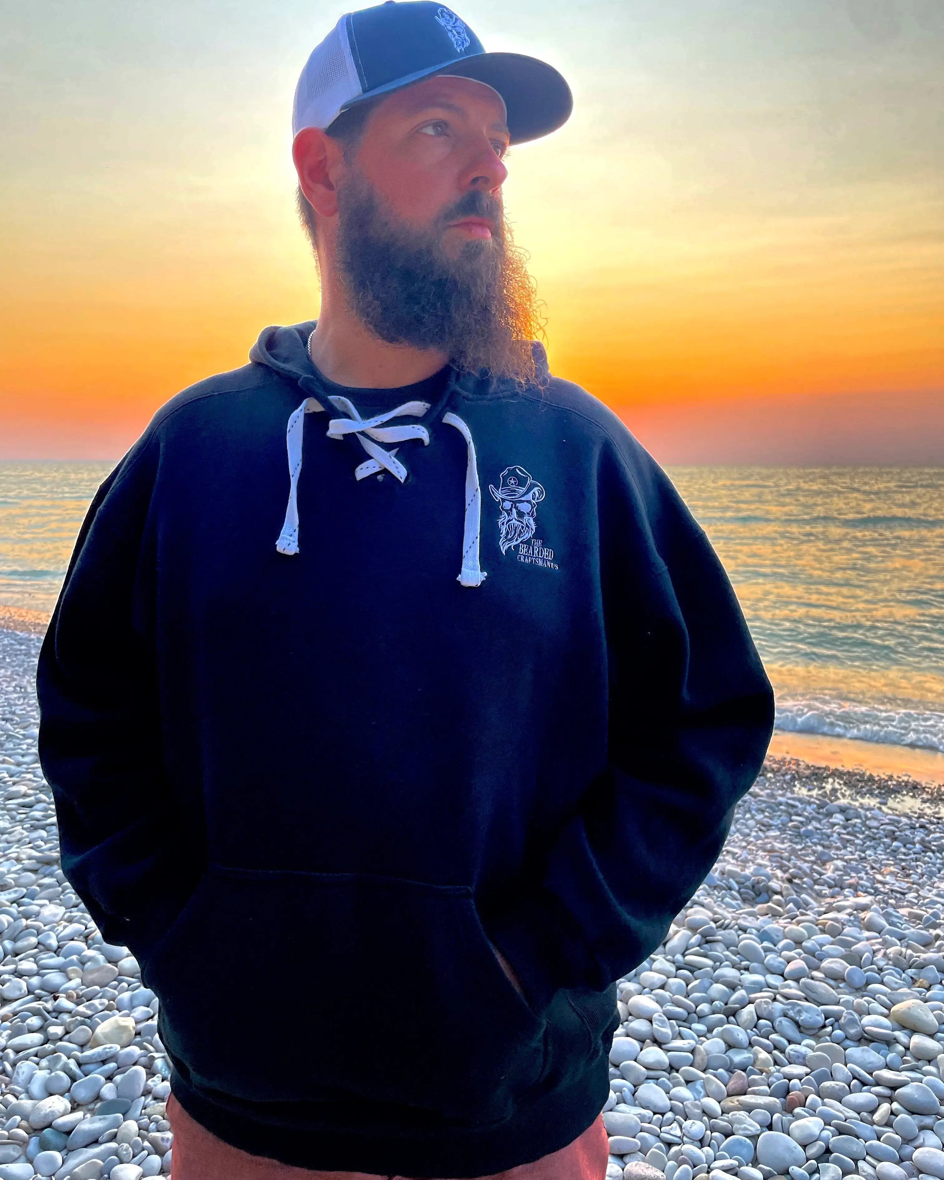 TBC Stylish Laced Hoody The Bearded Craftsman US