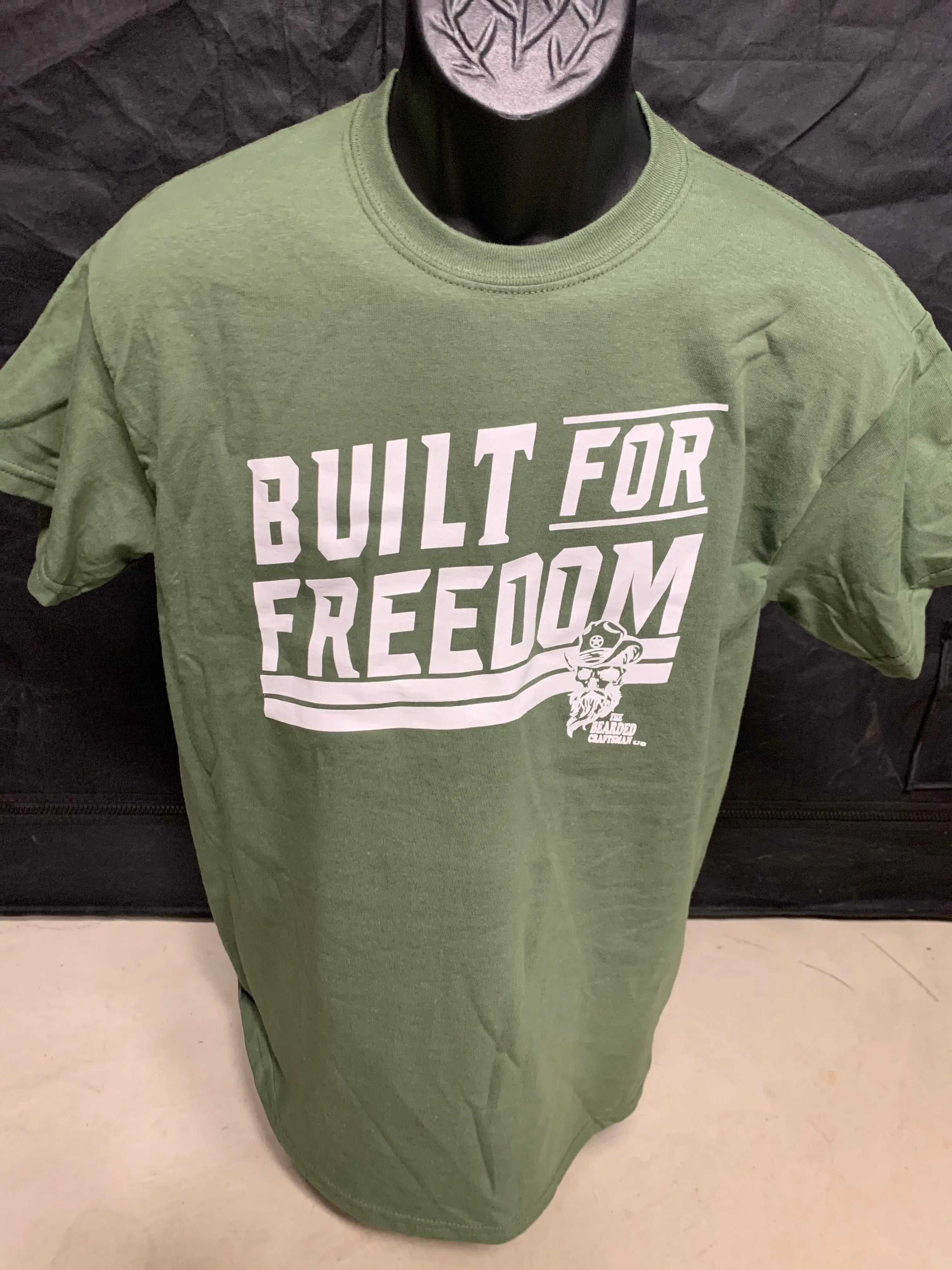 Built for Freedom T-Shirt The Bearded Craftsman US